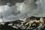 PEETERS, Bonaventura the Elder Storm on the Sea oil